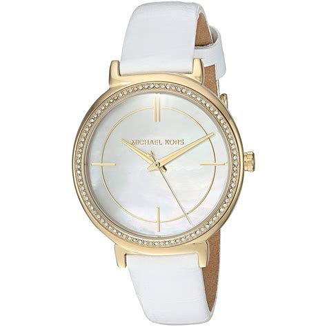 michael kors uhr weiß mk2662|Michael Kors Women's Cinthia White Watch MK2662.